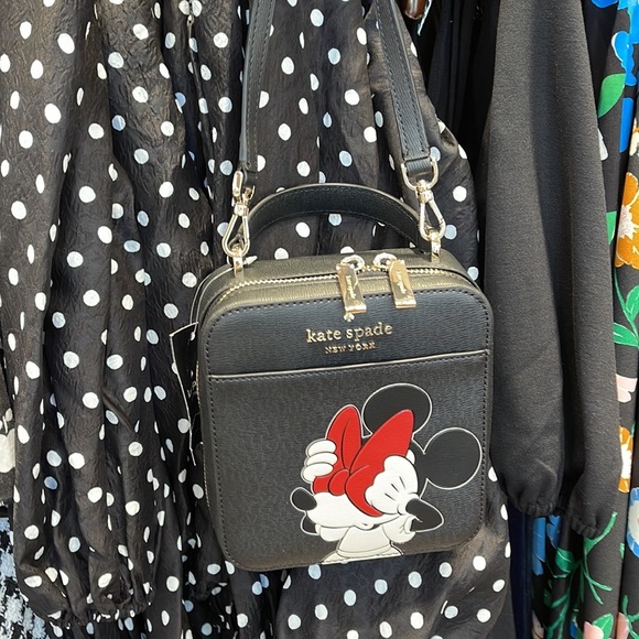 Kate Spade Disney X Kate Spade New York Minnie Mouse Daisy Vanity Crossbody Bag - Picture 12 of 16